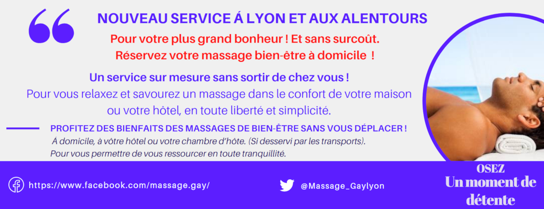 Massage Ã  domicile Ã  Lyon et aux alentours